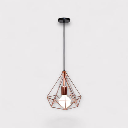 Abat Jour Design Métal Rose Suspension Rose