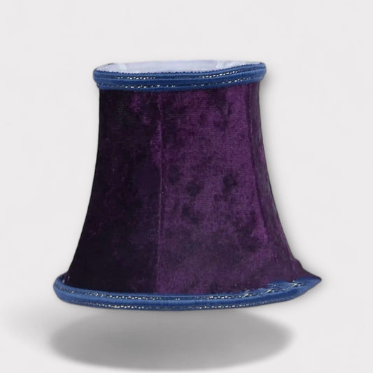 Abat Jour Lampe de Chevet Velour 4 Violet