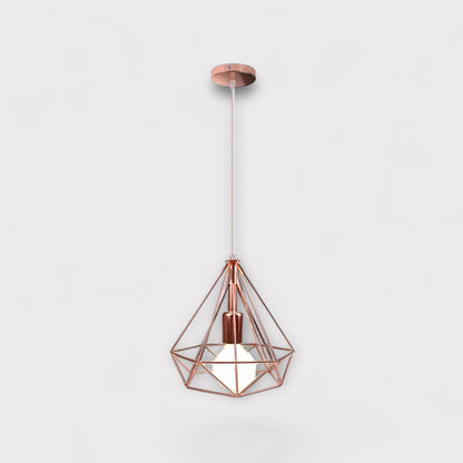 Abat Jour Métal Suspension Rose Rose